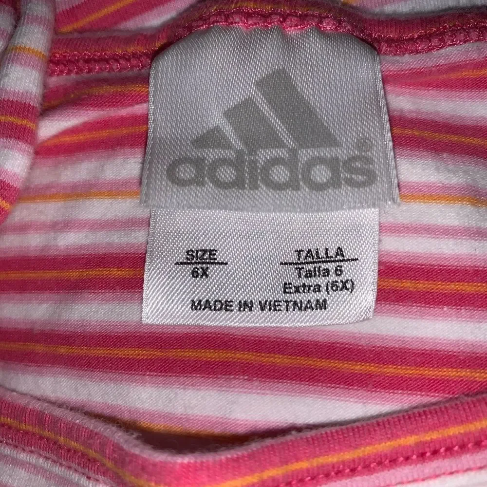 Girls Adidas tank top size 6